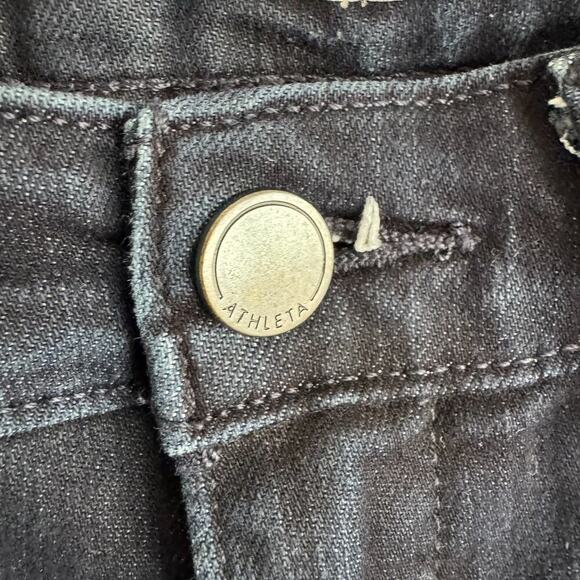 Athleta Sculptek Skinny Jeans Size 8 Blue Overdye Wash - Picture 5 of 9